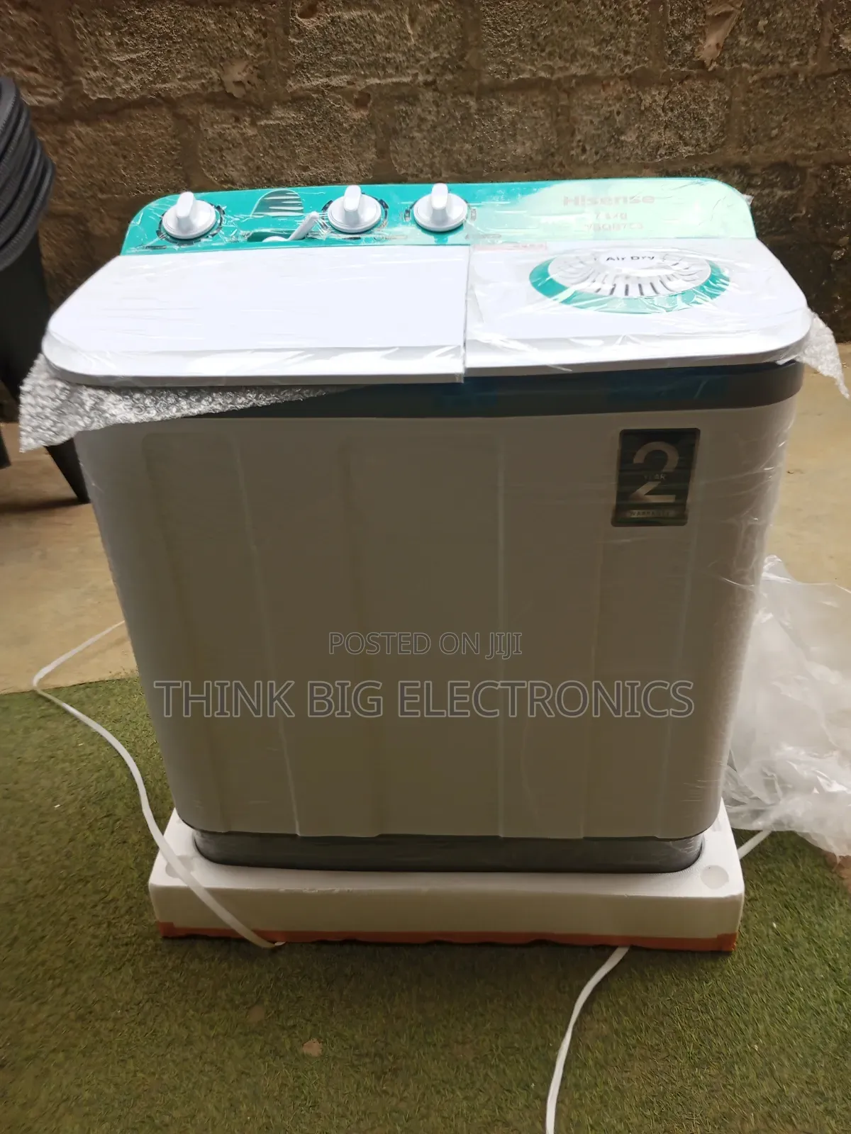 Hisense 7.5kg Twin Tub Semi-Automatic Washing Machine