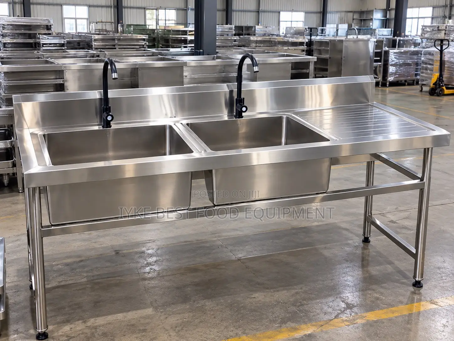 Double Basin Stainless Steel Sink