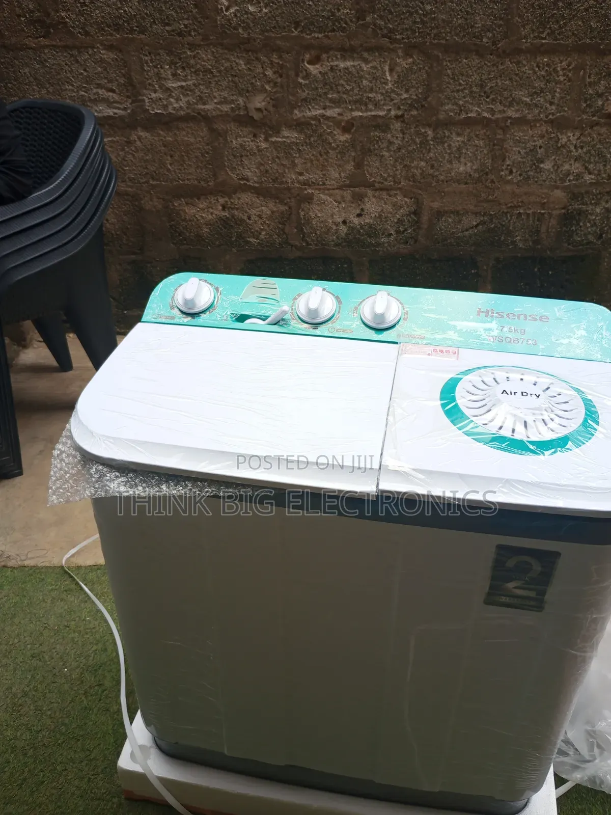 Hisense Budget-Friendly 7.5Kg Twin Tub Semi-Auto Washer