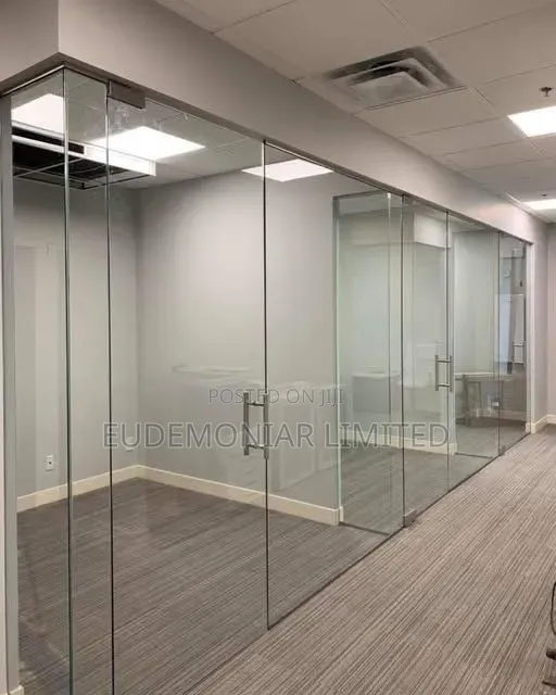 Decorative Glass Partitioning for Workspaces