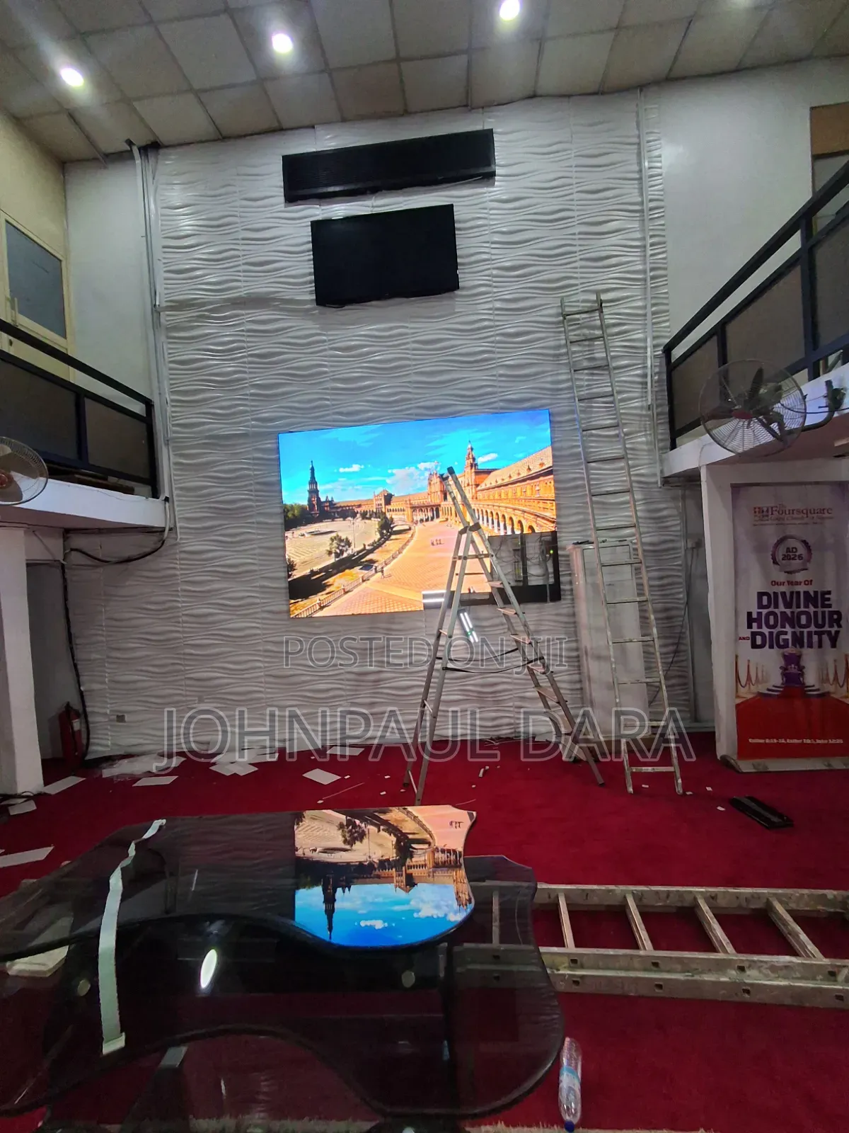 Non Movable Church Screen
