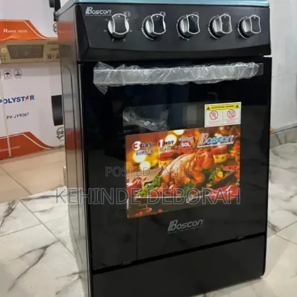50 by 50 All Gas Boscon Standing Gas With Oven and Grill