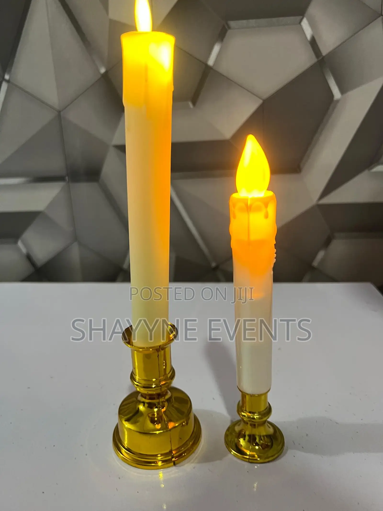 Long Candles With Stand for Rent