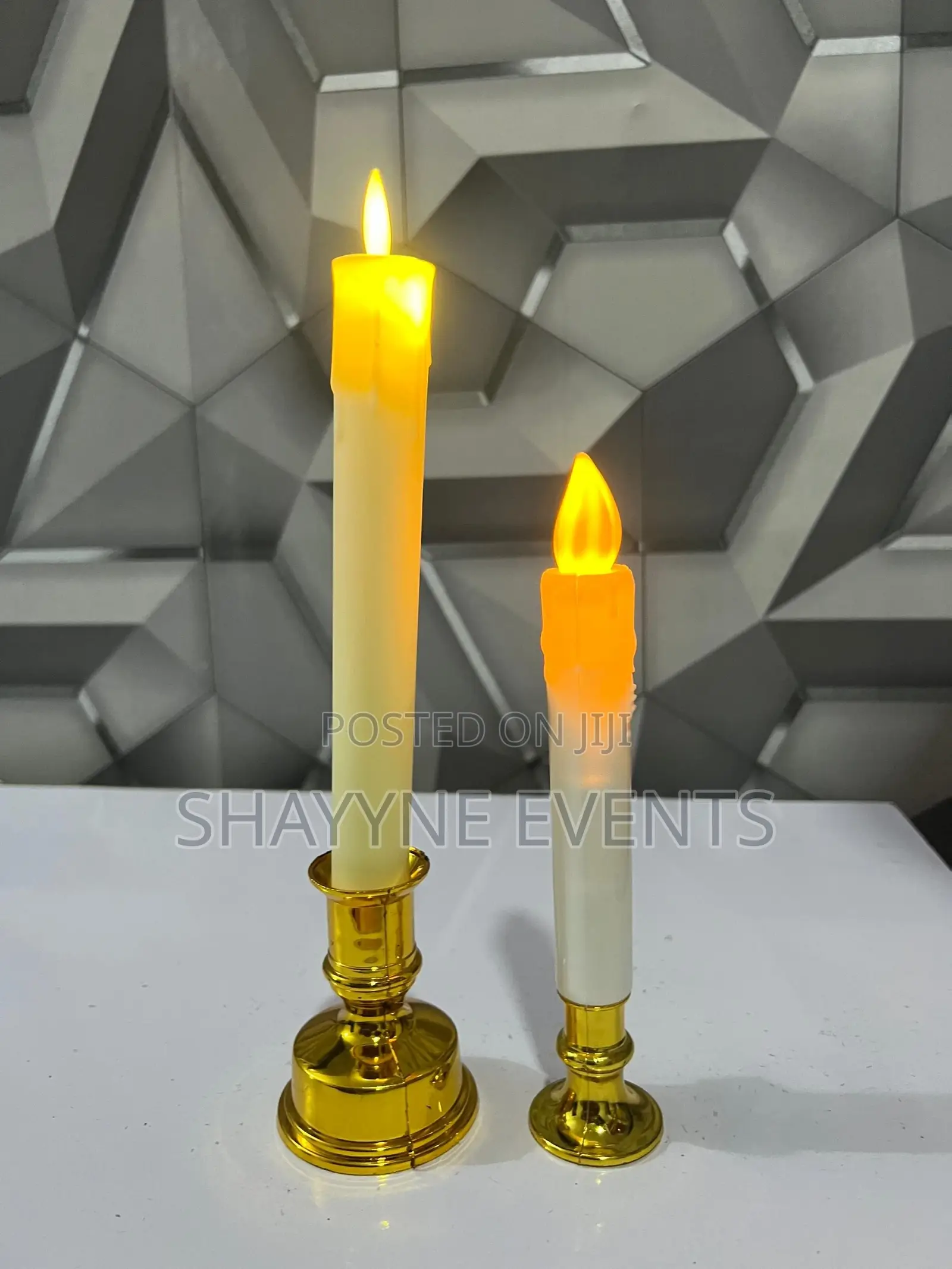 Long Candles With Stand for Rent