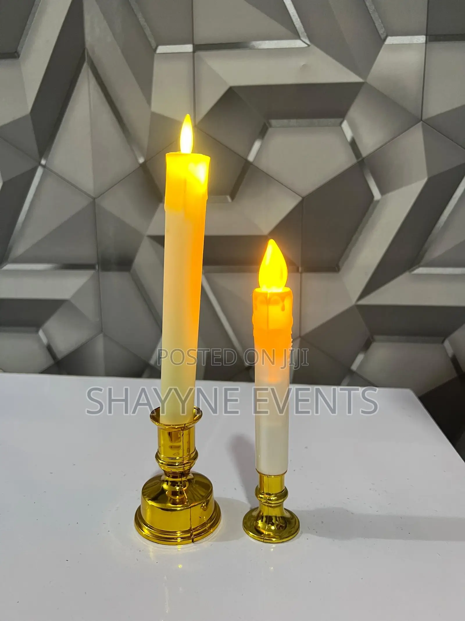 Long Candles With Stand for Rent