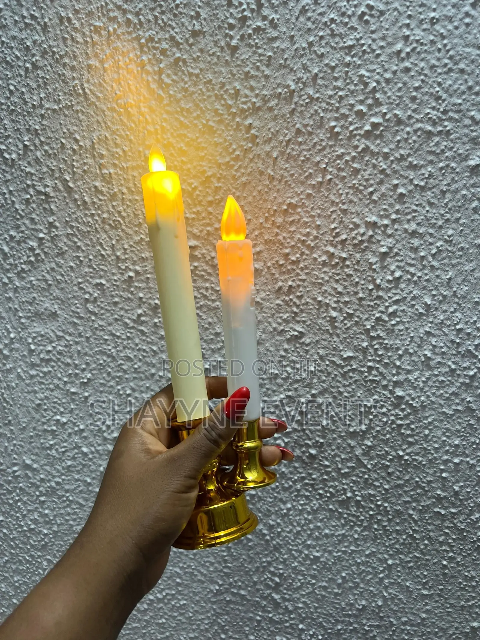 Long Candles With Stand for Rent