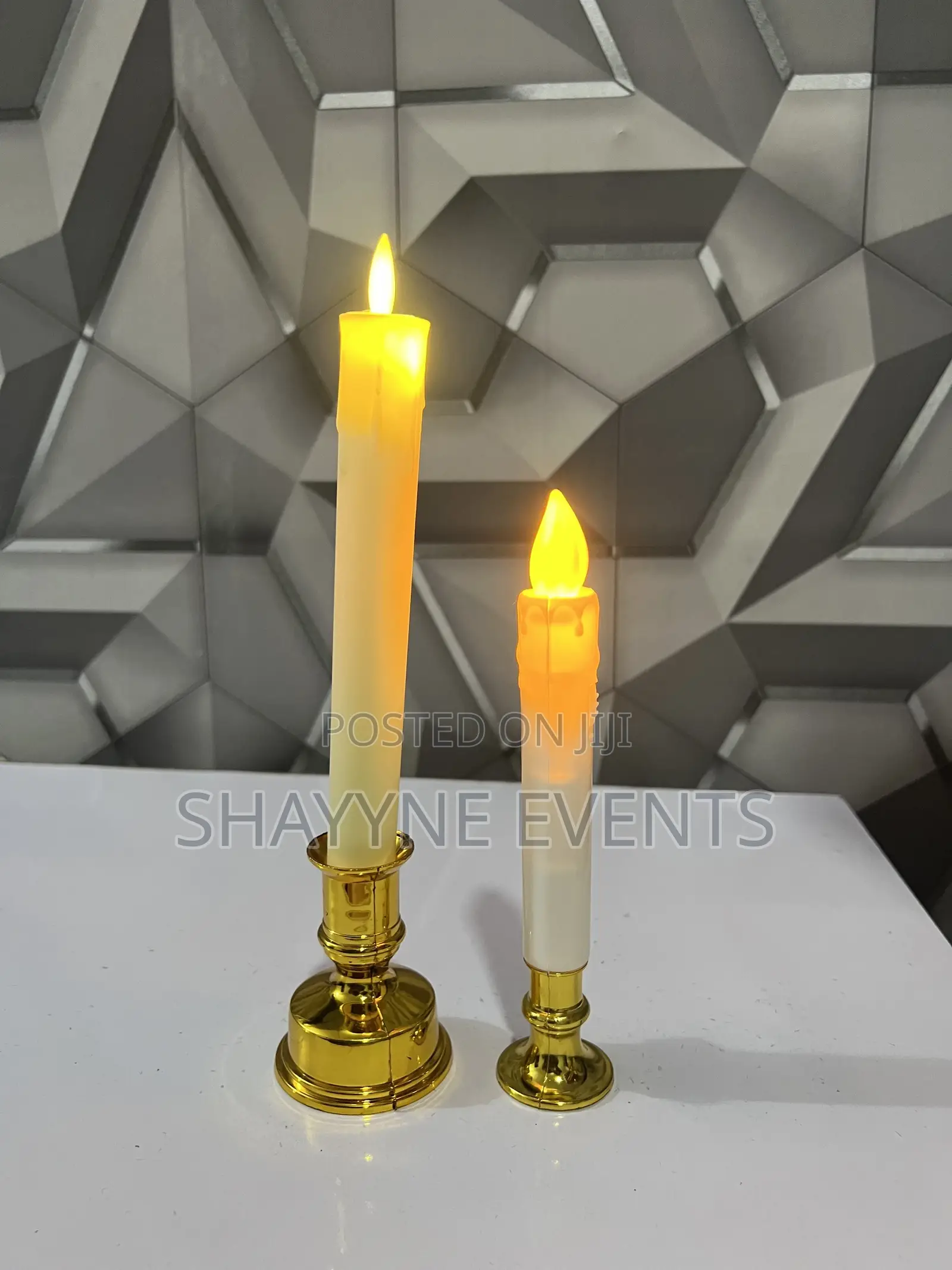 Long Candles With Stand for Rent