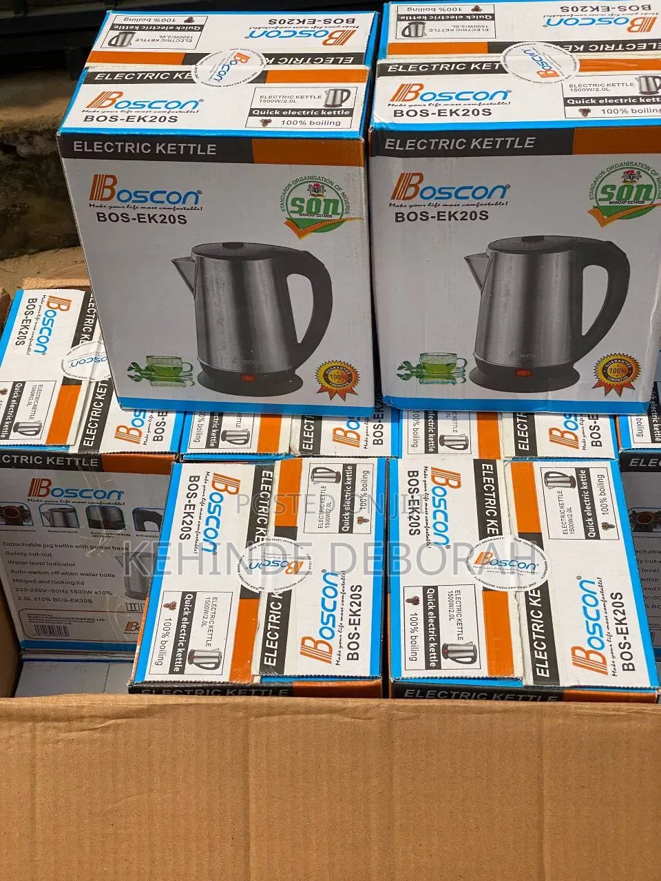 Boscon 2 Litrs Cordless Kettle