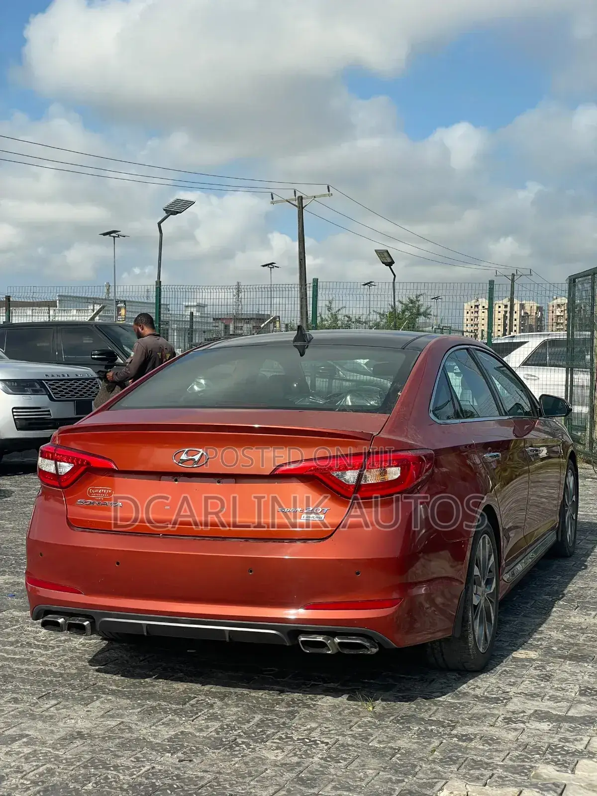 Hyundai Sonata Sport 2.0T 4dr Sedan (2.0L 4cyl Turbo 6A) 2015 Orange
