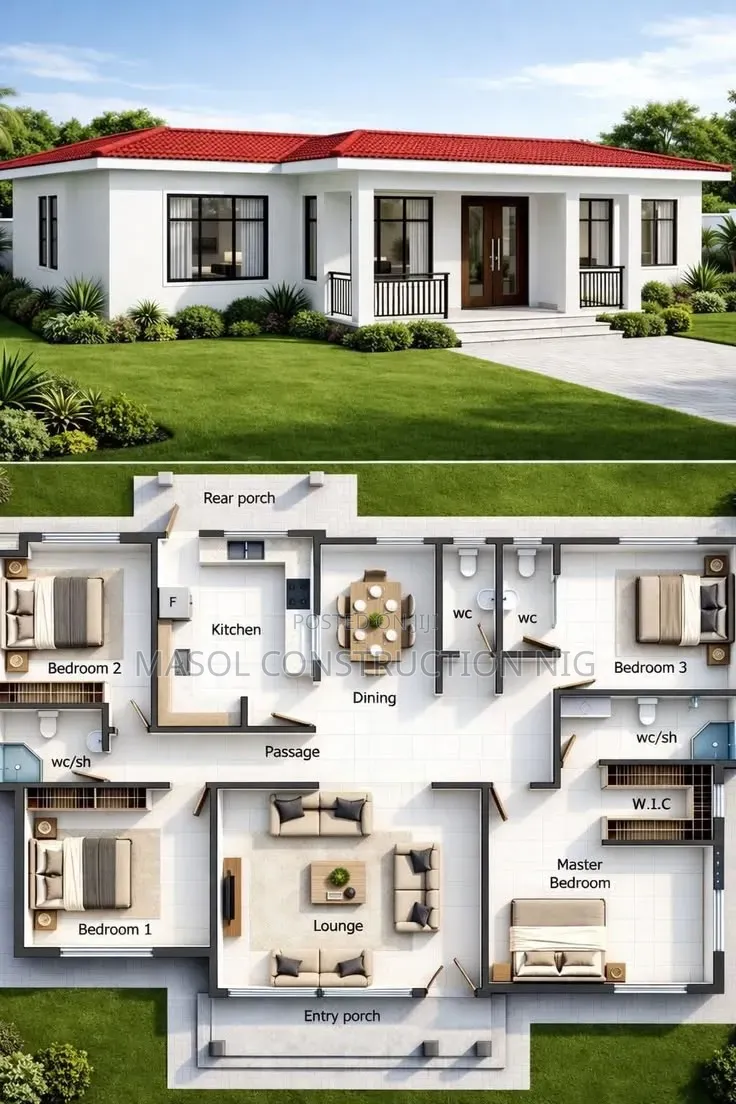 Modern Residential House Plan Design