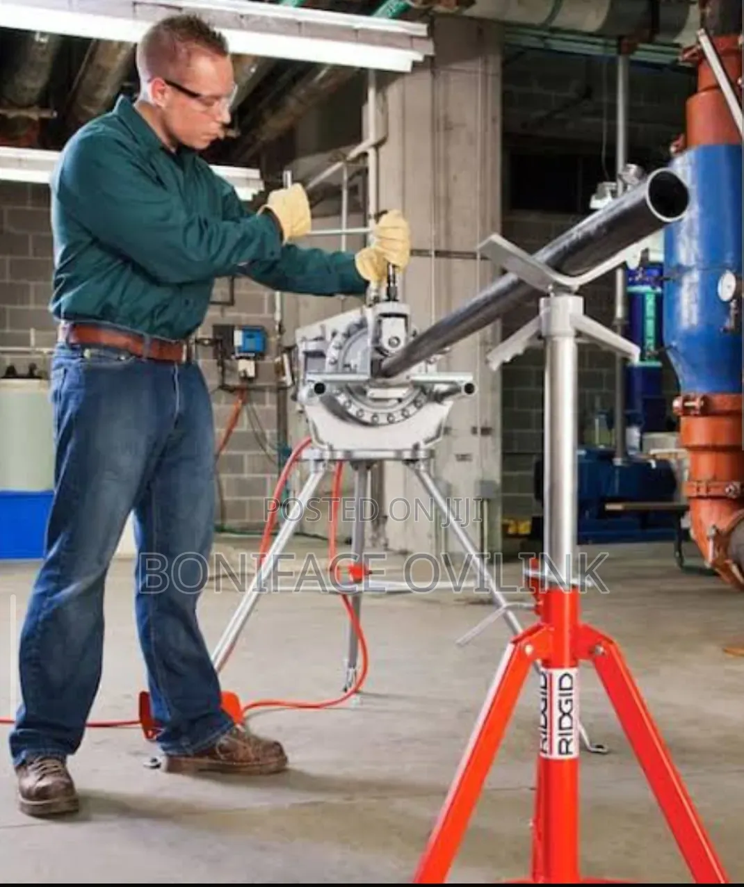 RIDGID v-Head High Pipe Stand