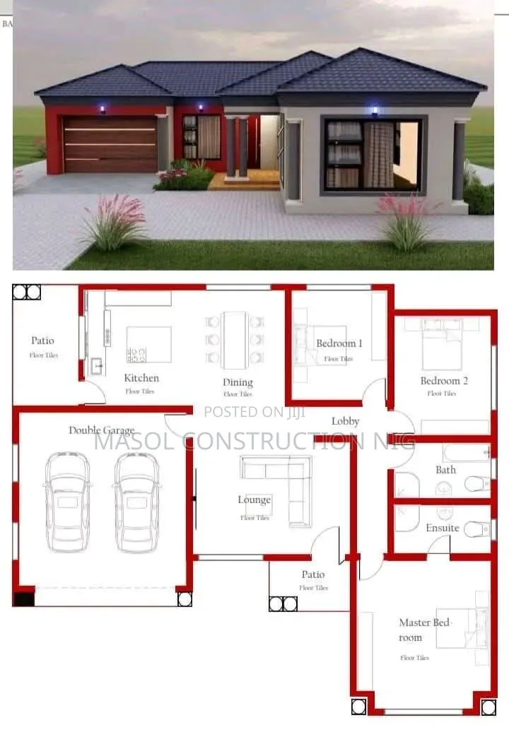 Contemporary House Floor Layout Services