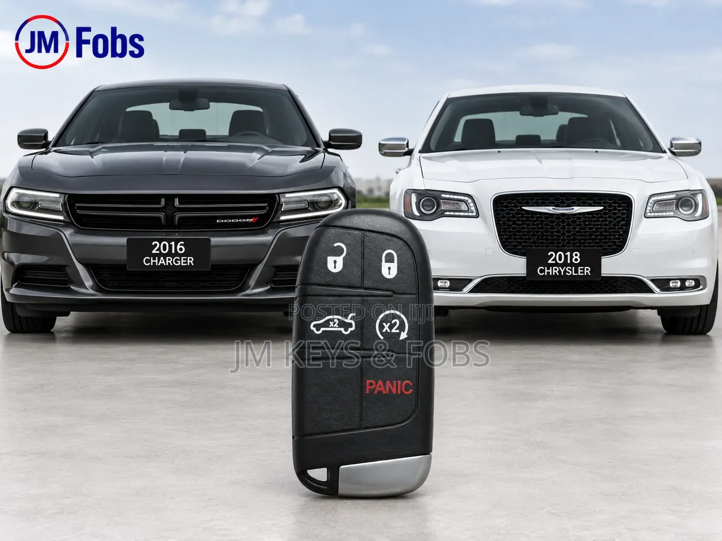 Replacement Key for Dodge Chrysler Jeep