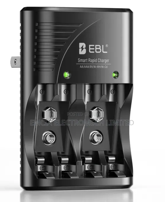 EBL Smart Battery Charger for 9V,AA,AAA (Charger Only)
