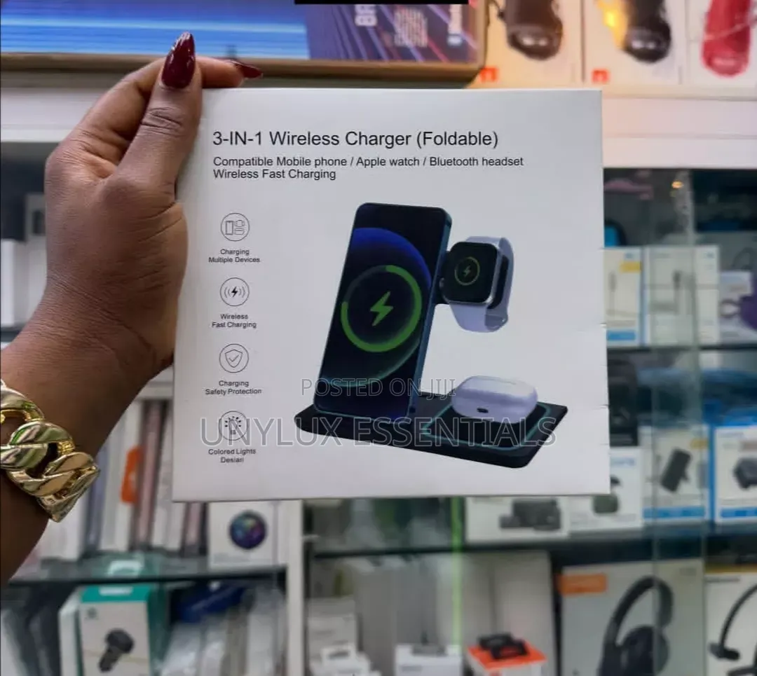 3in1 Foldable Wireless Charger