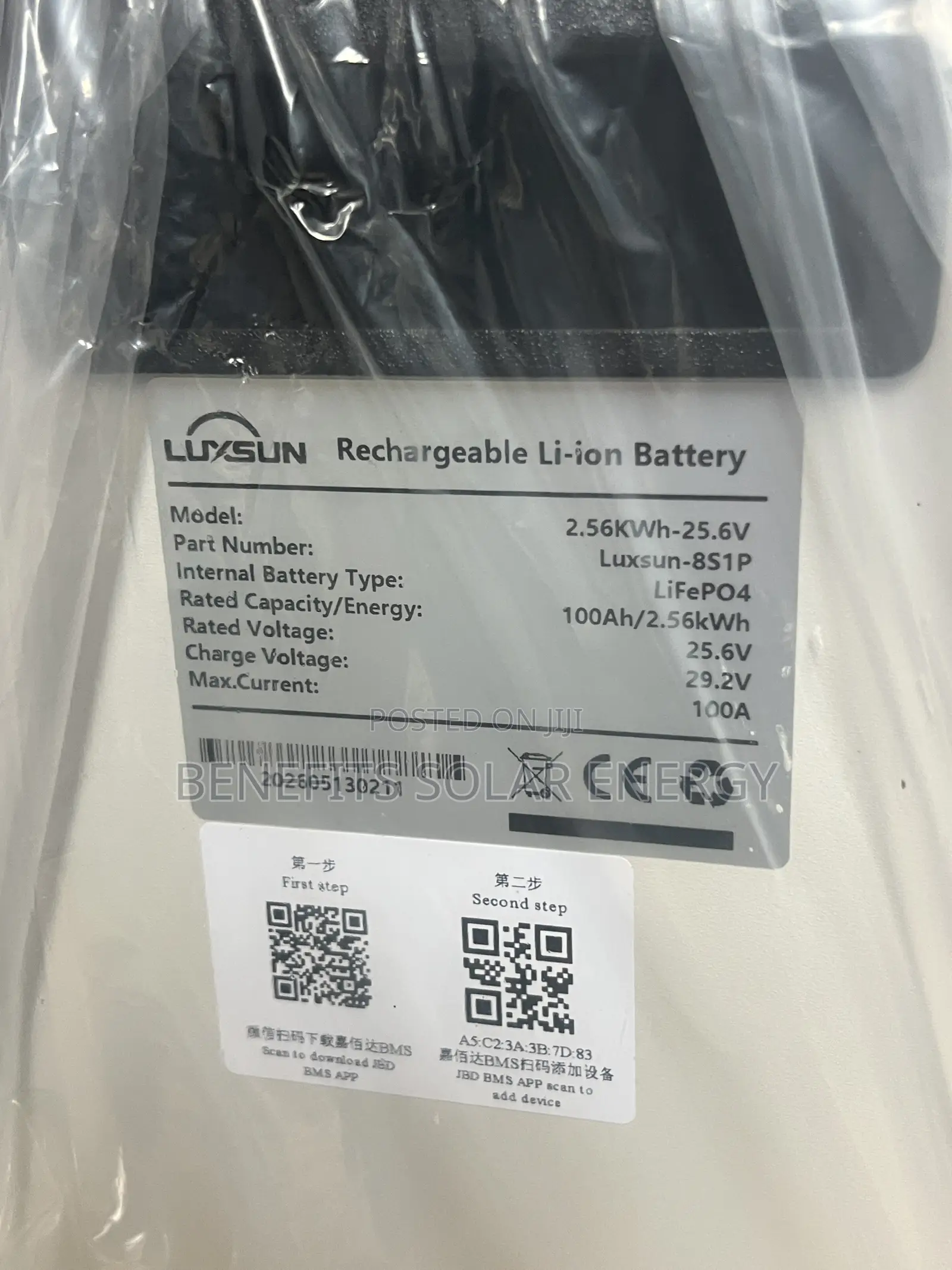 2.5kwh 24v Luxsun Lithium Battery