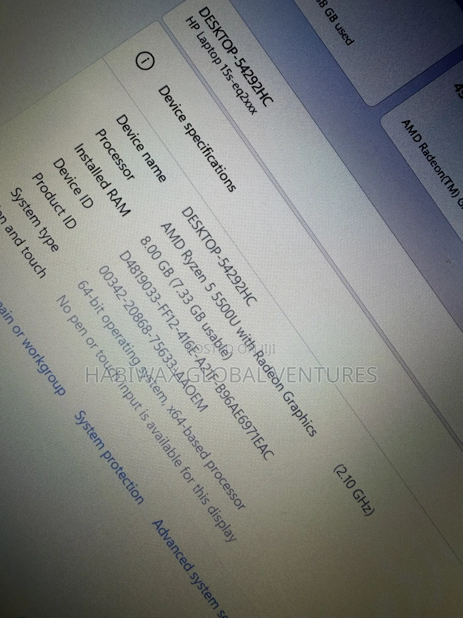 Laptop HP 15 8GB AMD Ryzen 5 SSD 256GB