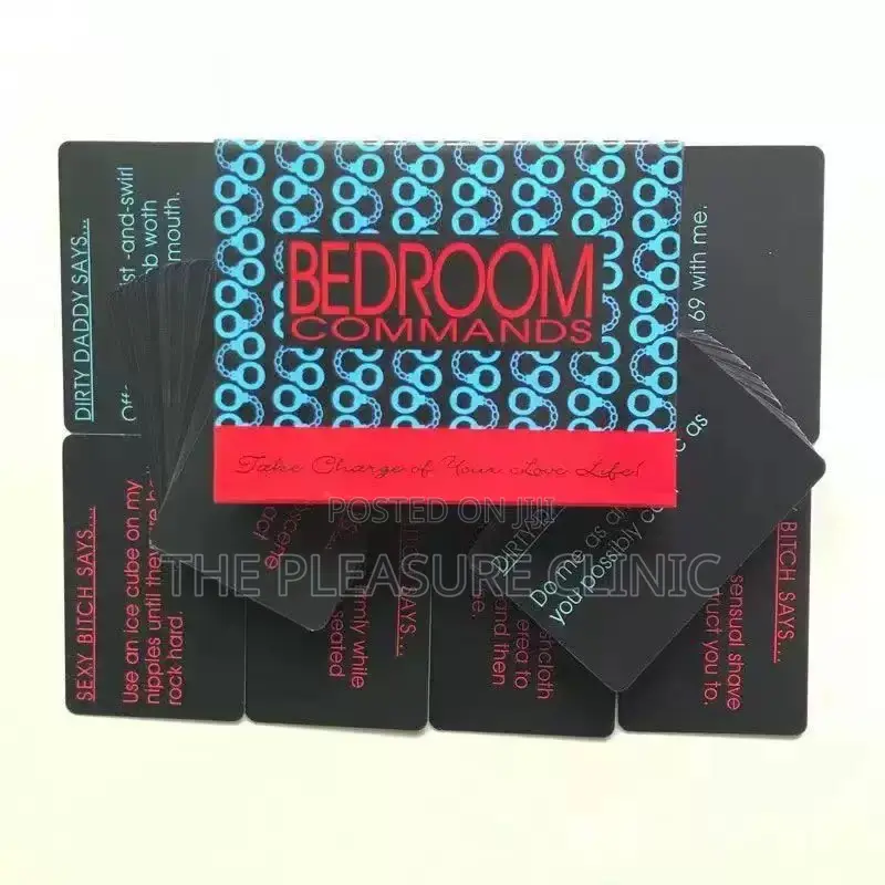 Bedroom Commands Game Cards