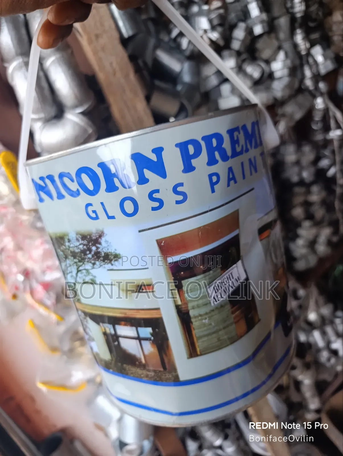 4ltr Nicorn Premium Gloss Paint (Aluminum Color)