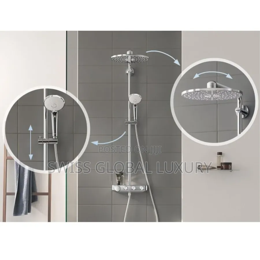 Grohe Thermostatic Wall Mount Shower System( Germany)