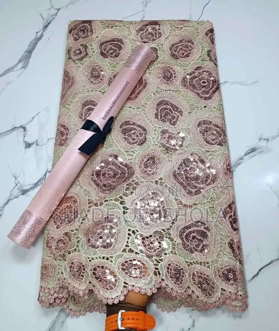 Latest Guipure Lace With Sequence