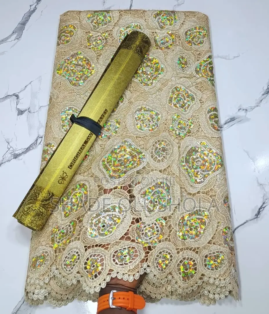 Latest Guipure Lace With Sequence
