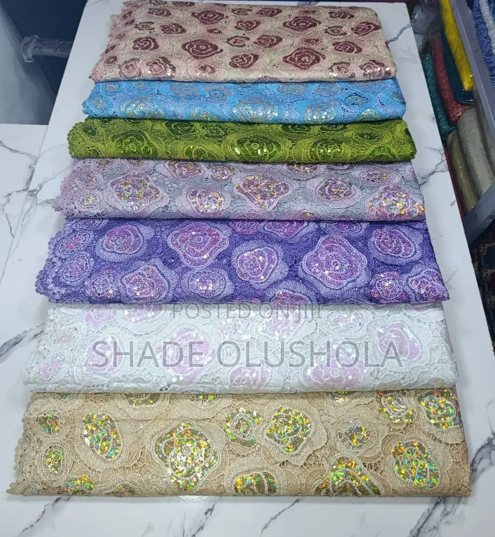 Latest Guipure Lace With Sequence