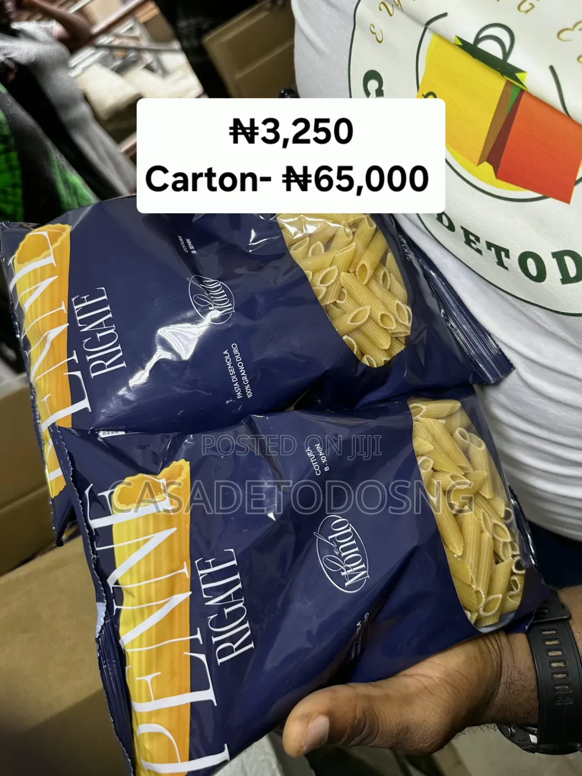 Original Del Mondo Penne Pasta 500g – Durum Wheat Pasta