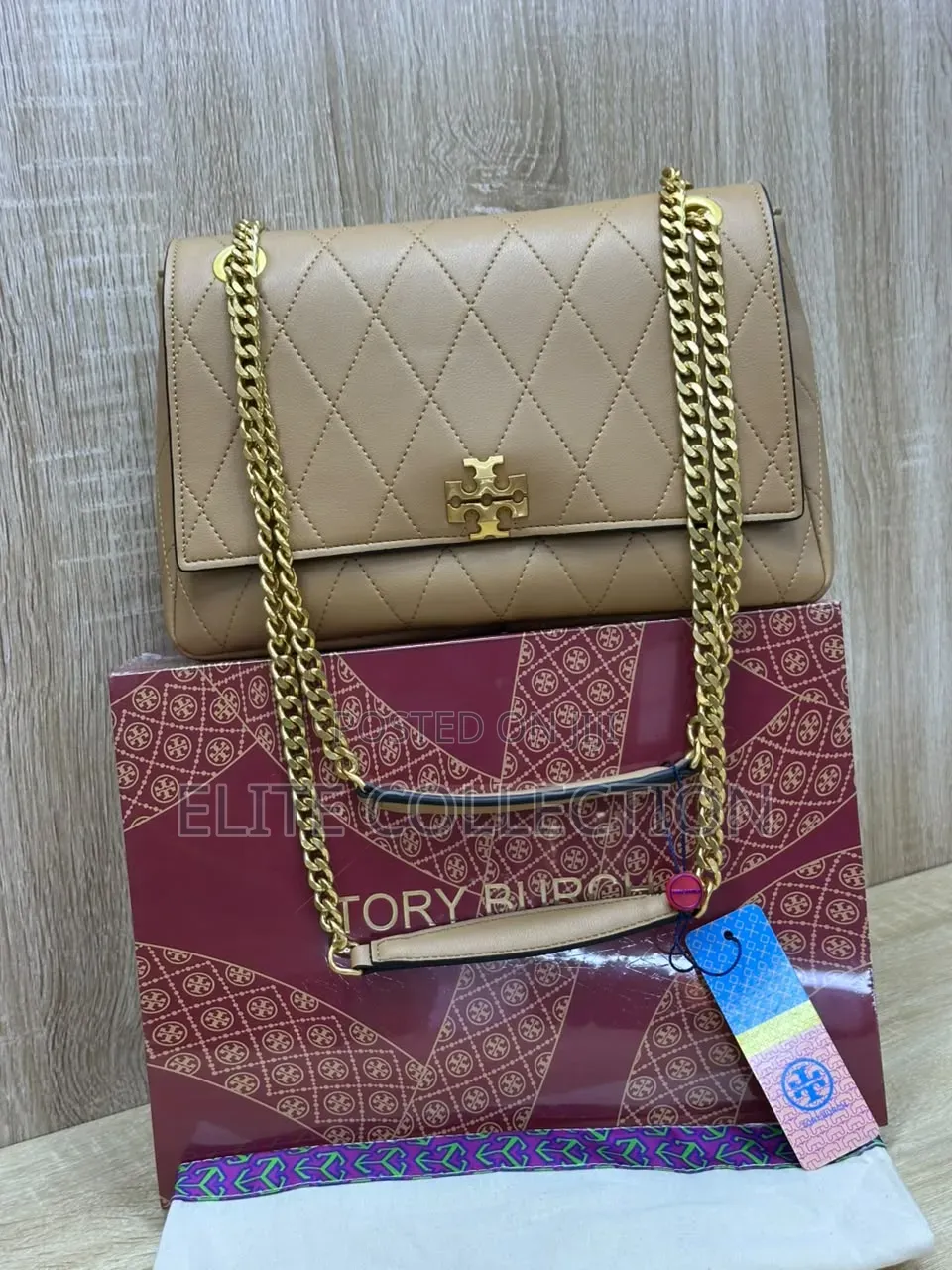 Tory Burch Luxury Bag , Fully Packaged With Box Medium Size