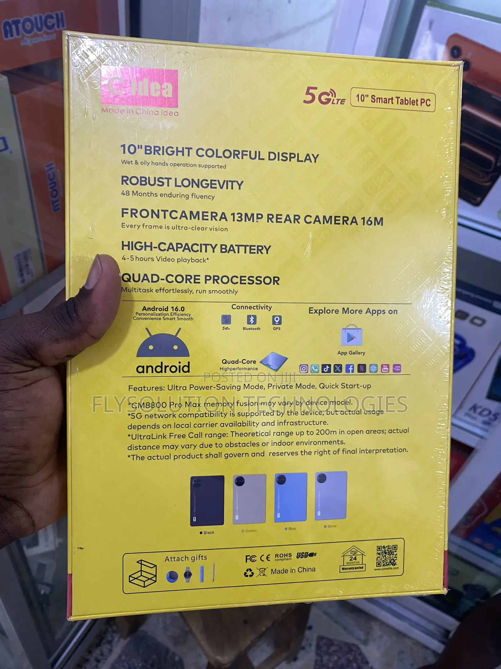New C idea CM8800 Plus 1 TB Yellow
