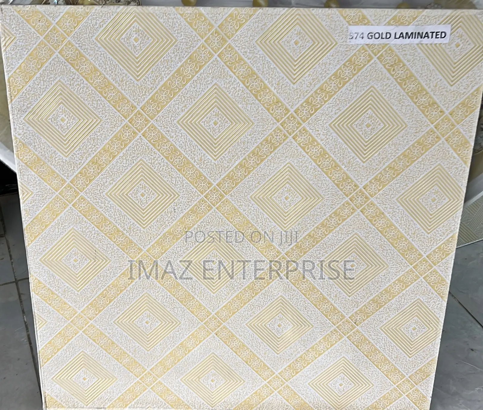 Gold Laminated Suspended Ceiling