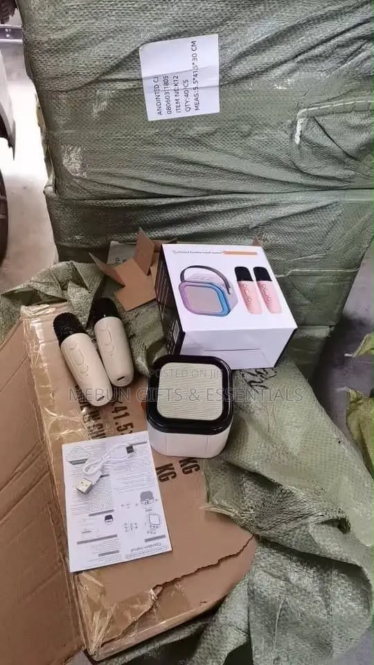 Portable Wireless Microphone With Speaker