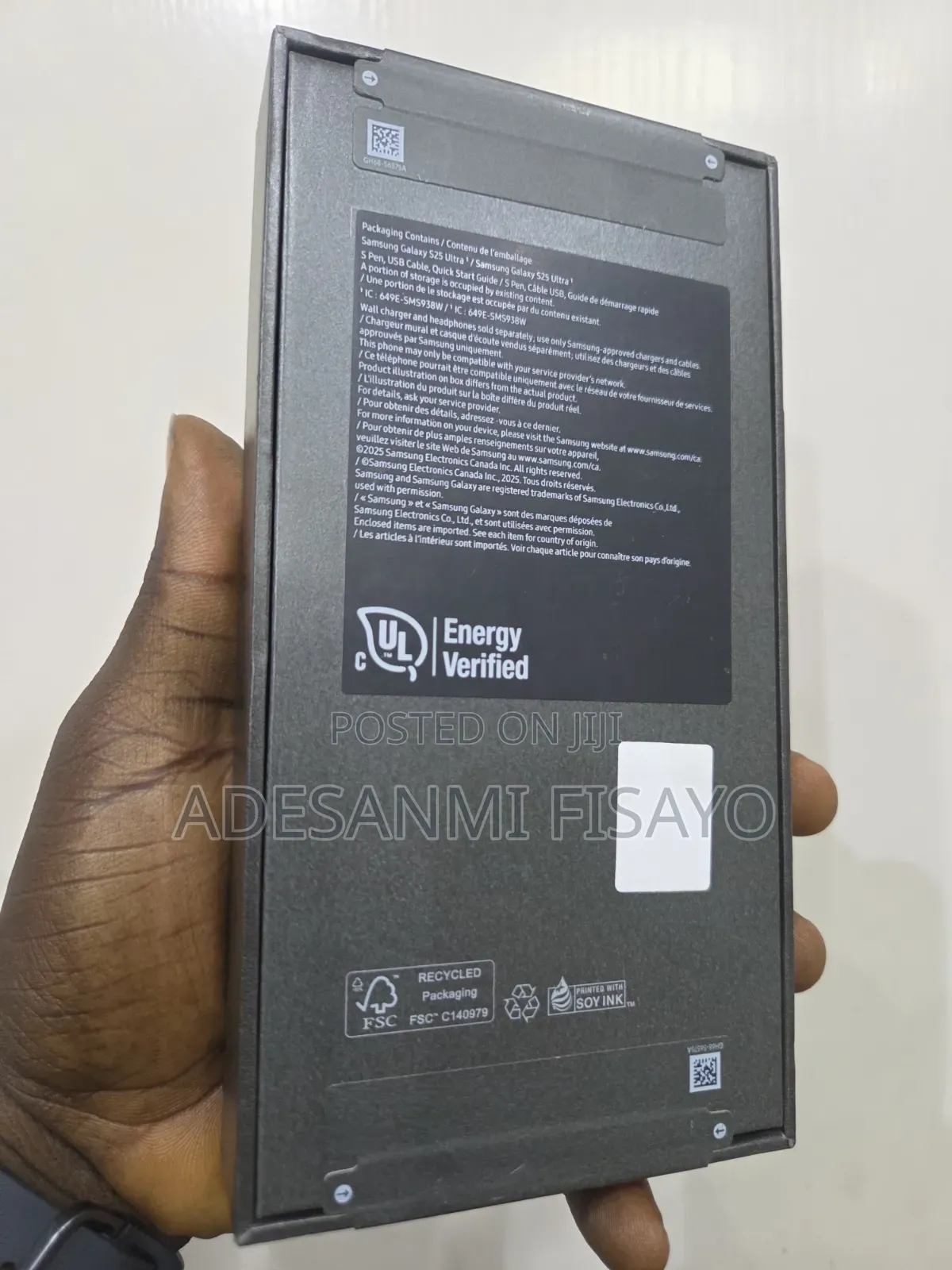 New Samsung Galaxy S25 Ultra 256 GB Gray