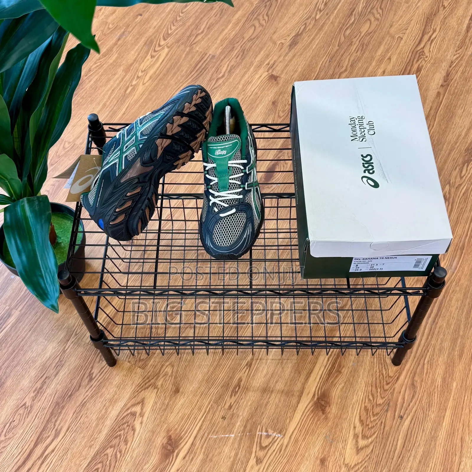 Sleeping Club X Asics Gel Kahana Nexus Blue and Green