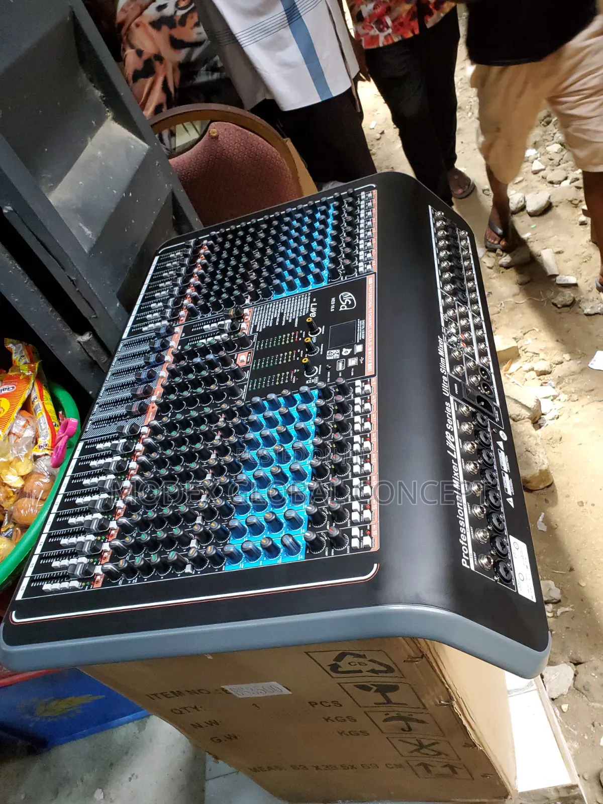 MSD 16-Channel Semi-Digital Audio Mixer.