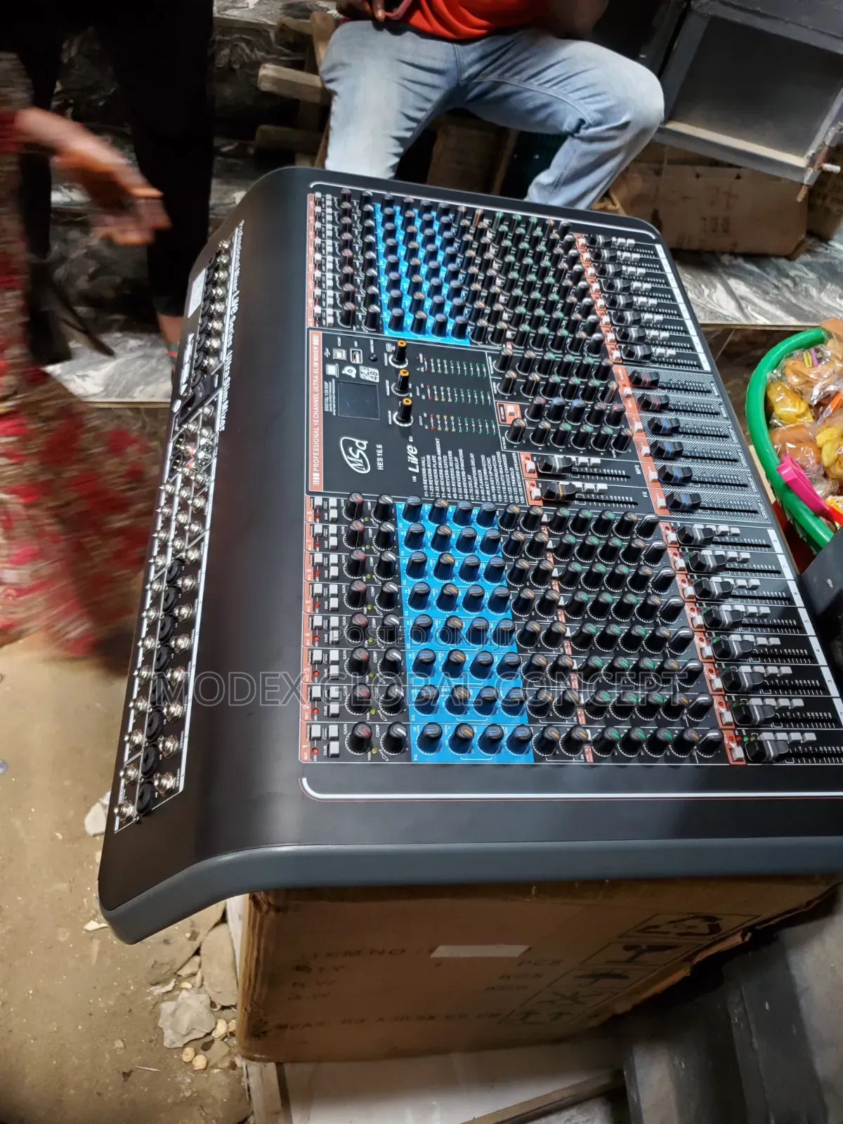 MSD 16-Channel Semi-Digital Audio Mixer.