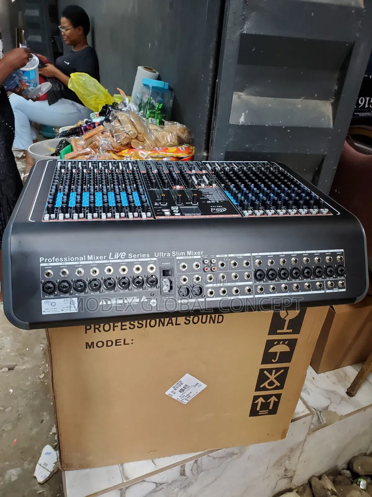 MSD 16-Channel Semi-Digital Audio Mixer.