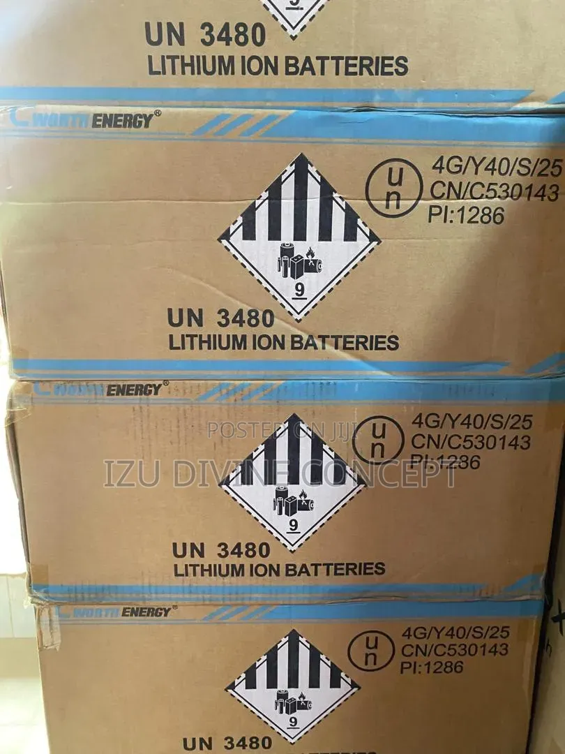 2.5kwh 25.6v Cworth Lithium Ion Batteries