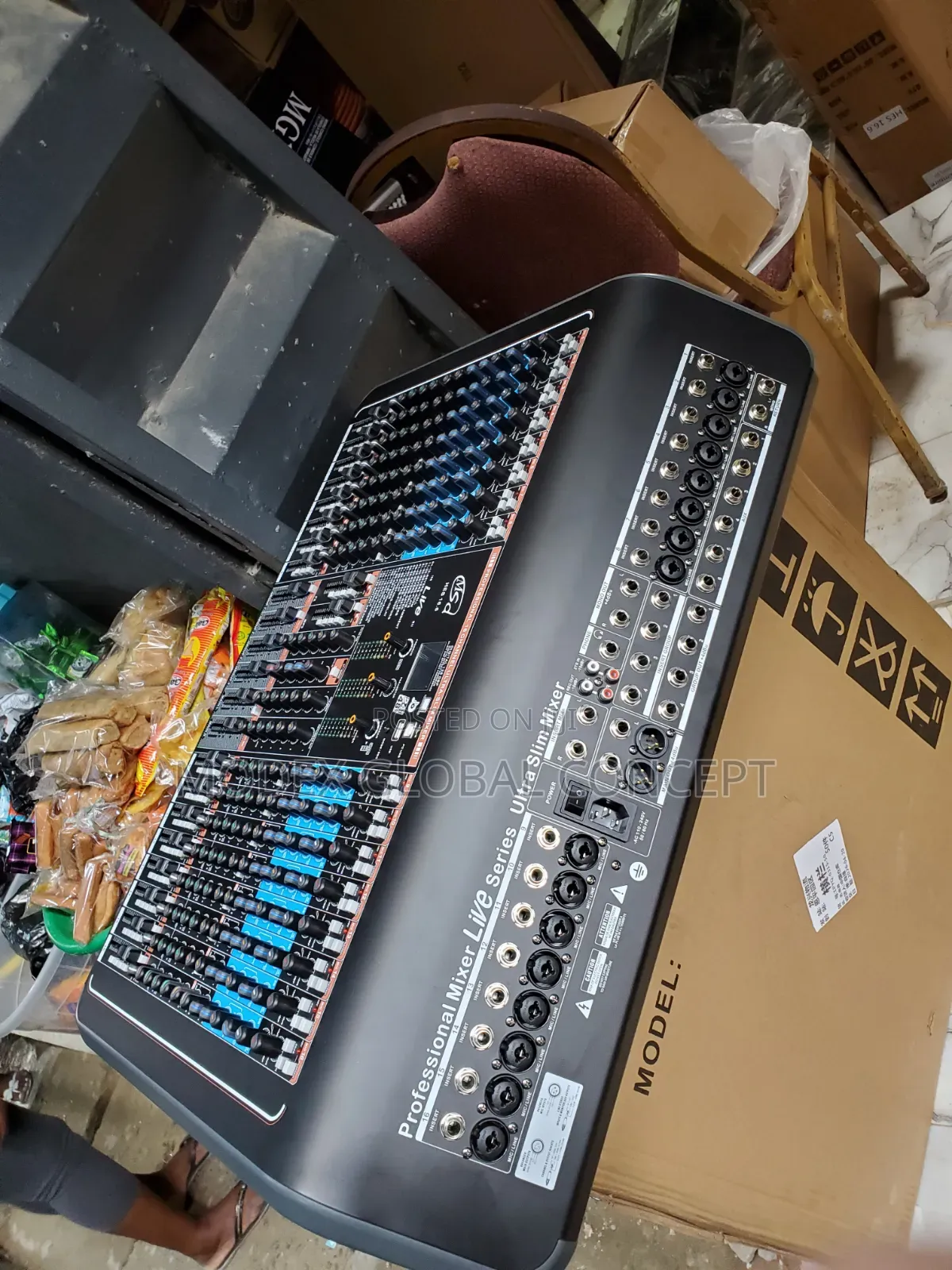Professional MSD 16-Channel Semi-Digital Audio Mixer.