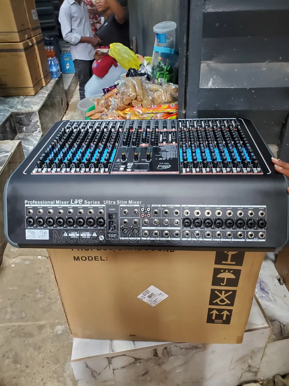Professional MSD 16-Channel Semi-Digital Audio Mixer.