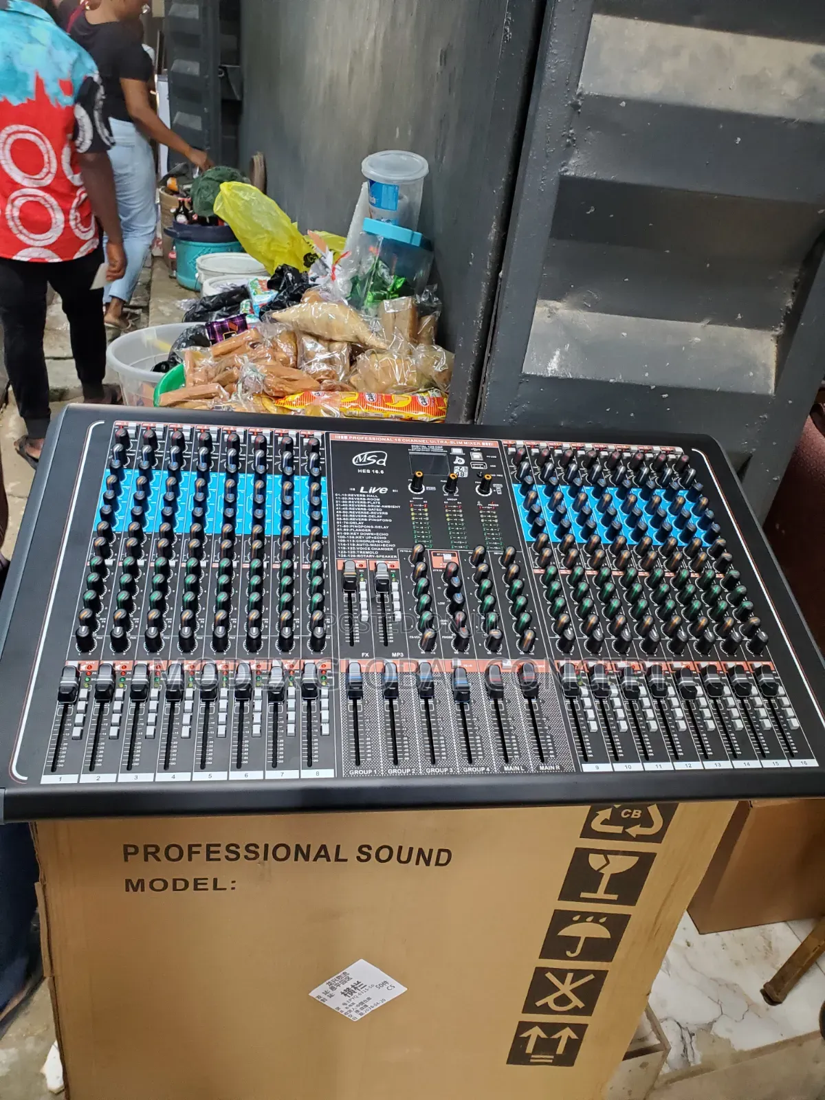 Professional MSD 16-Channel Semi-Digital Audio Mixer.