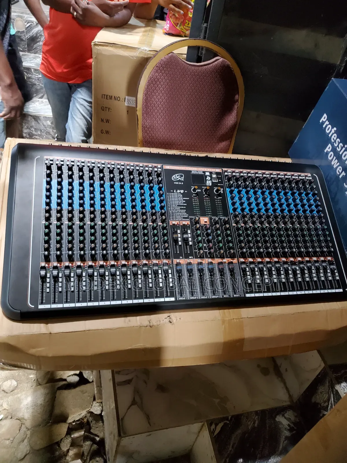 Professional New MSD 24-Channel Semi-Digital Audio Mixer.