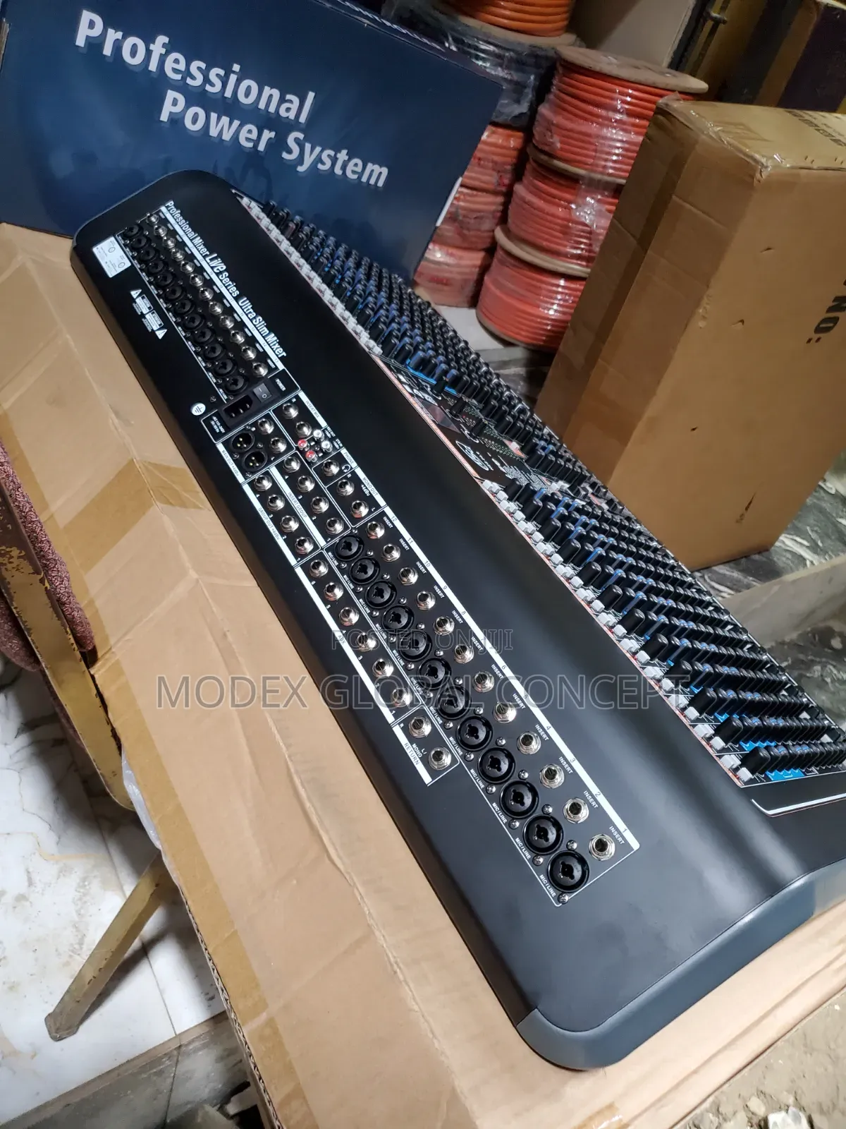 Professional New MSD 24-Channel Semi-Digital Audio Mixer.