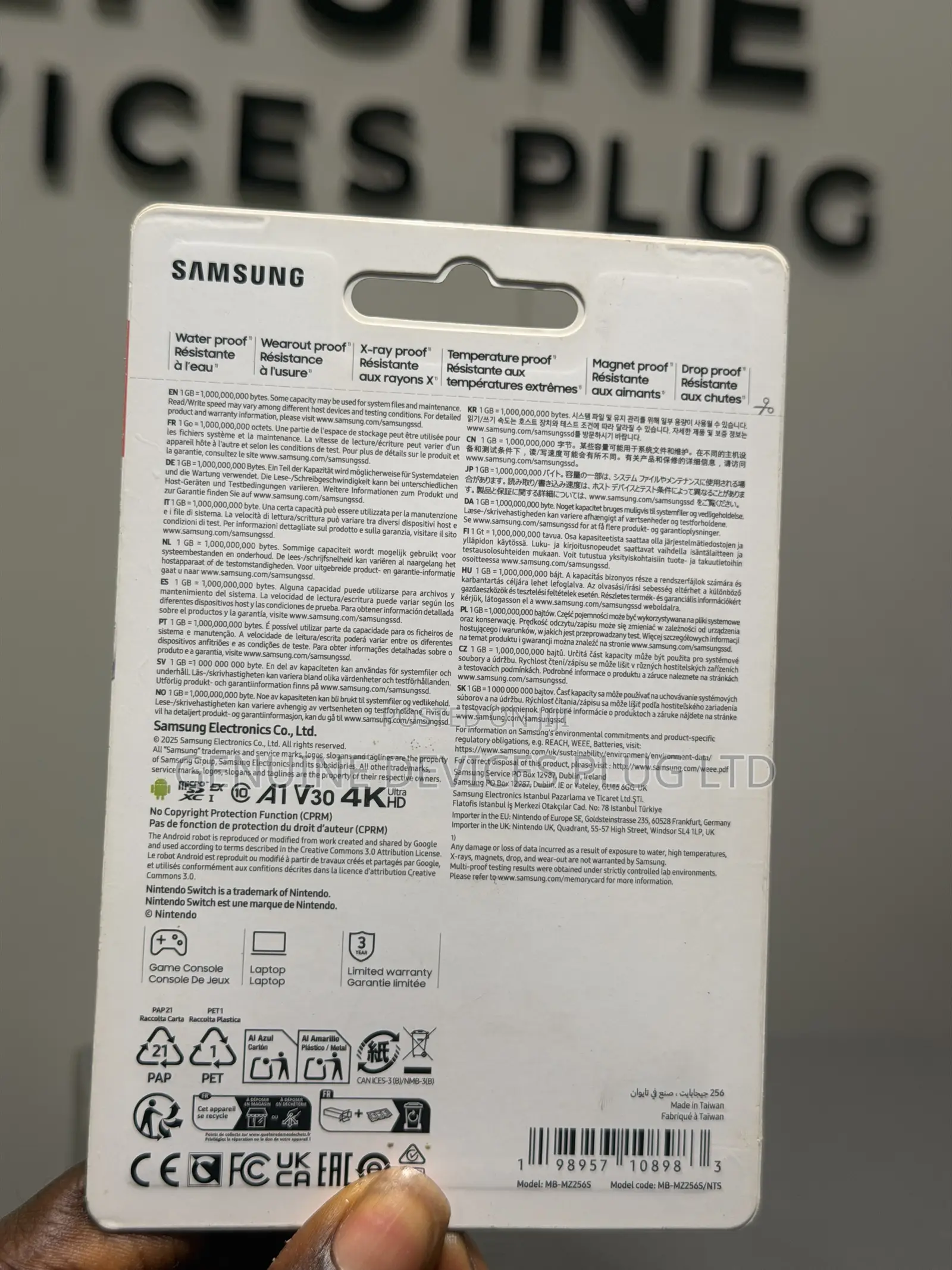 Nintendo Samsung MicroSD Express Card 256GB