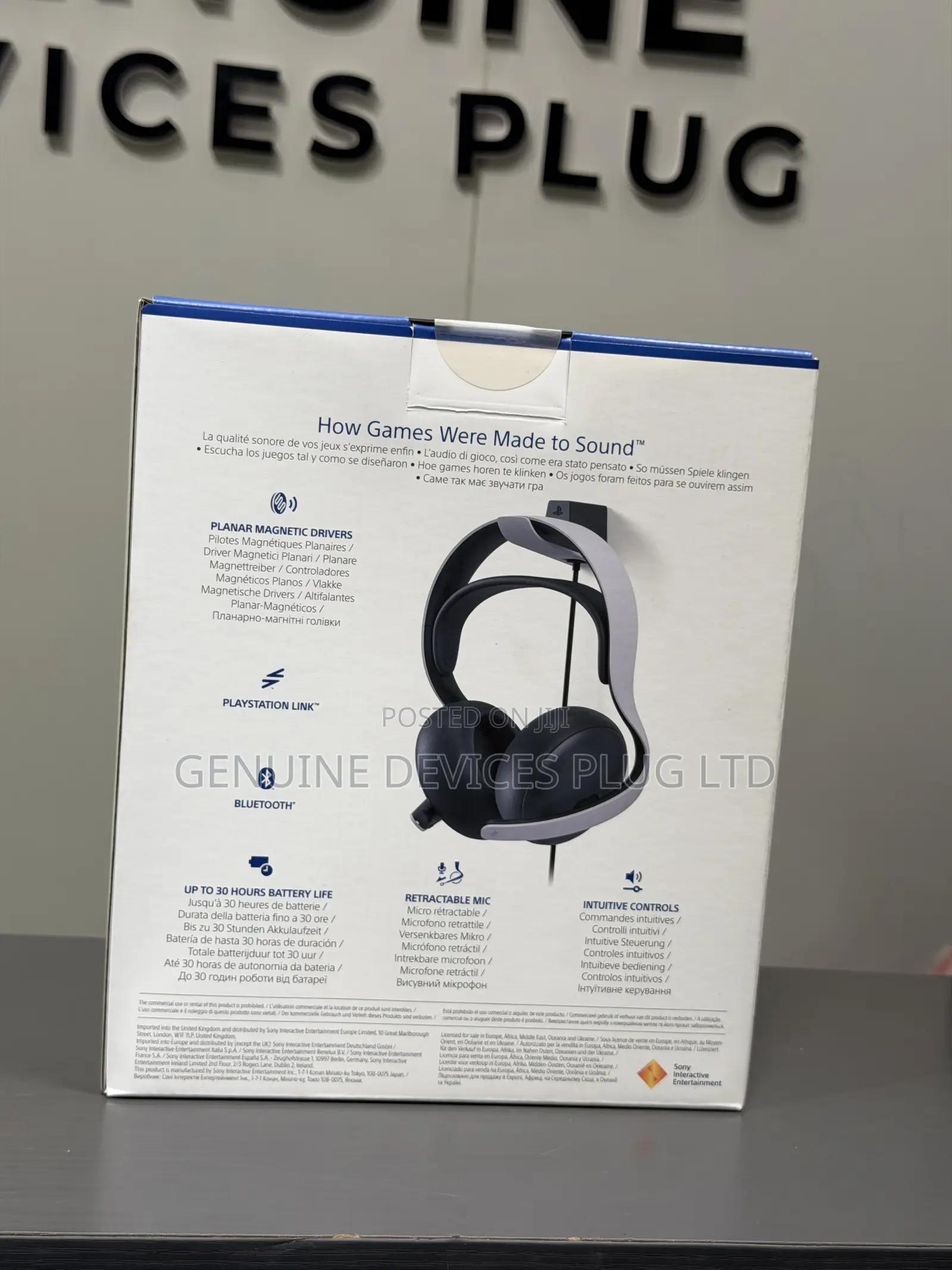 Sony PlayStation PULSE Elite Wireless Headset - For PS5, PC MAC