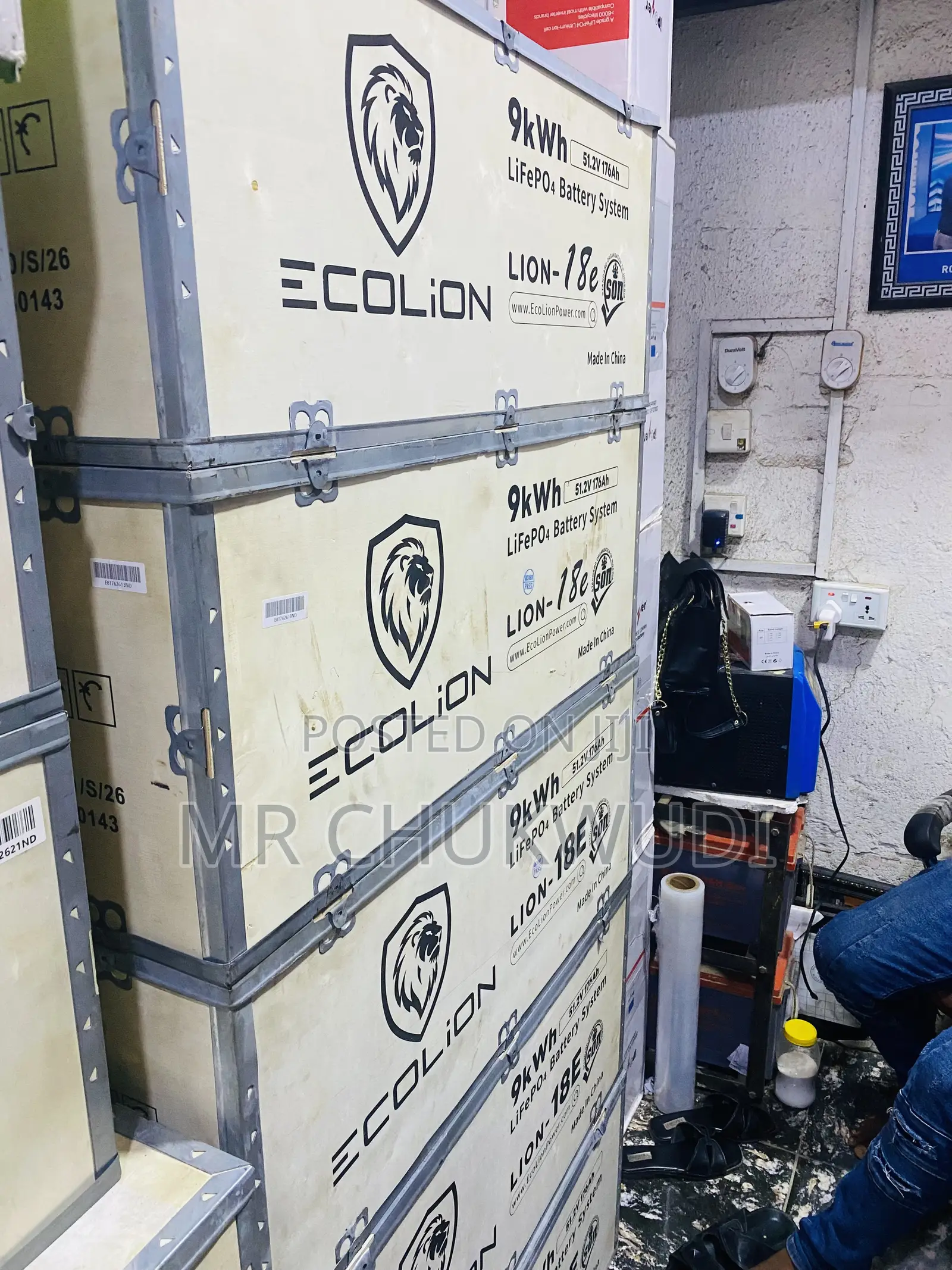 9kwh 51.2v Ecolion Solar Lithium Batteries Is Available