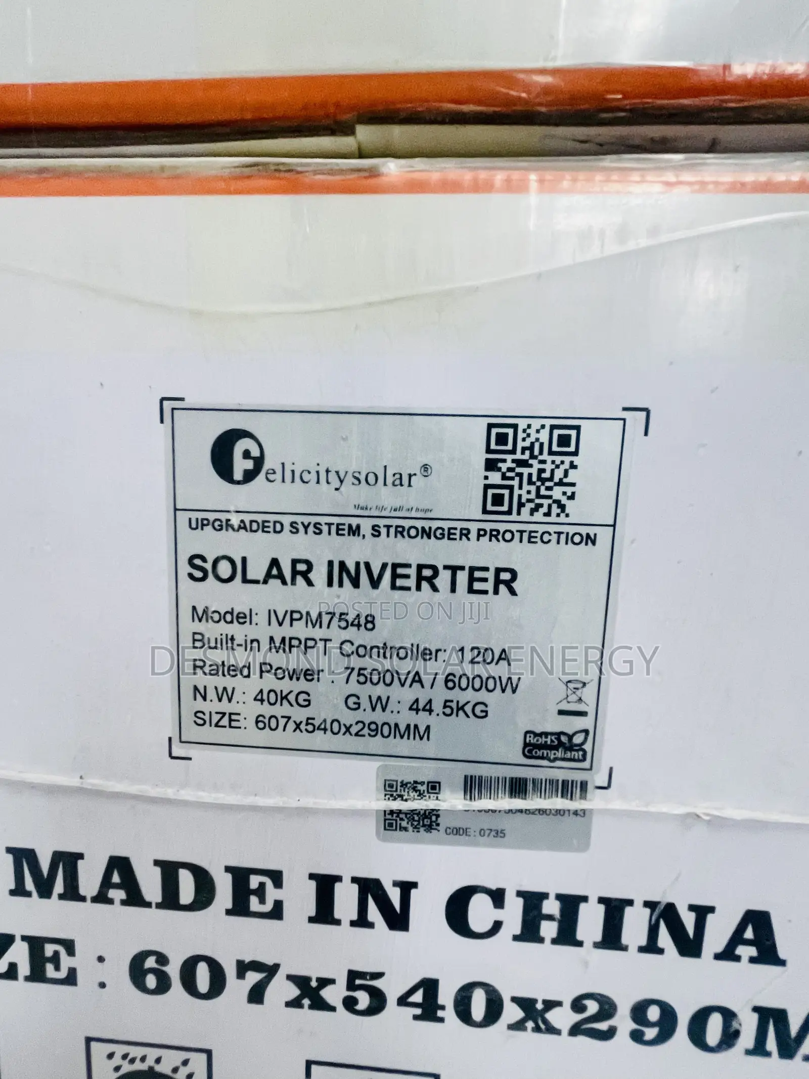 7.5kva 48v Ivpm Felicity Solar Hybrid Inverter Is Now Available