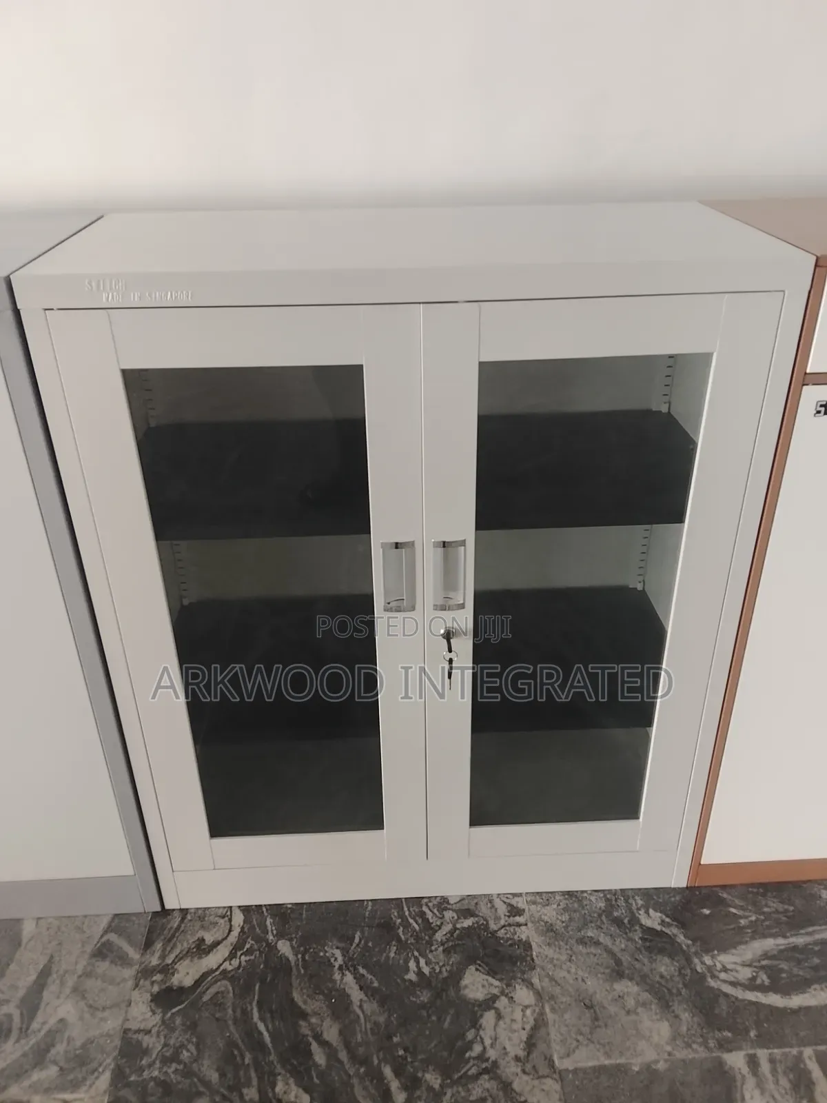 Metal File Cabinet Glass Door