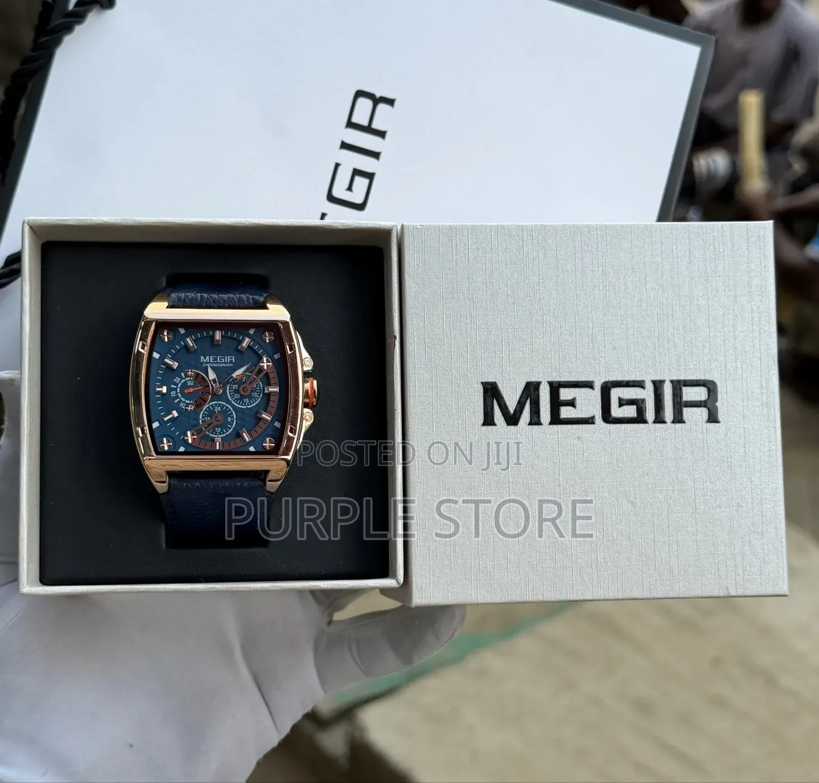 Megir Quality Chronograph Leather Watches