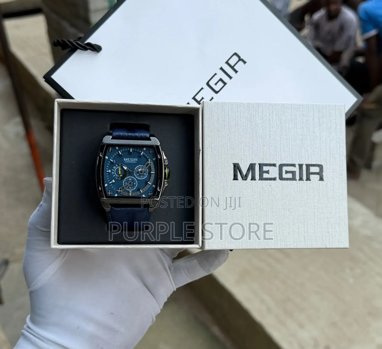 Megir Quality Chronograph Leather Watches